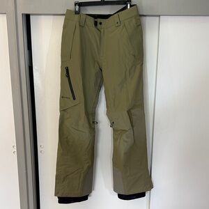 686 Men’s GTX GT Gore Tex pants size medium sage green